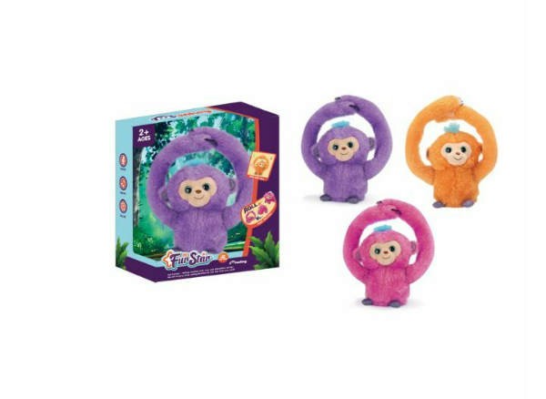 Plišana Igračka Rolling Monkey