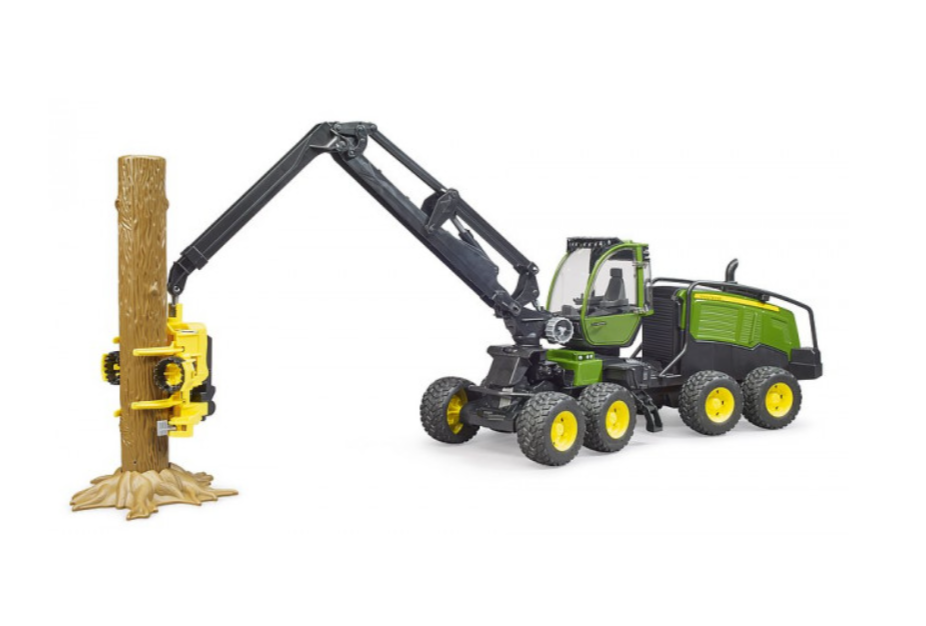 Bruder Kombajn John Deere sa kašikom za drva - 021351