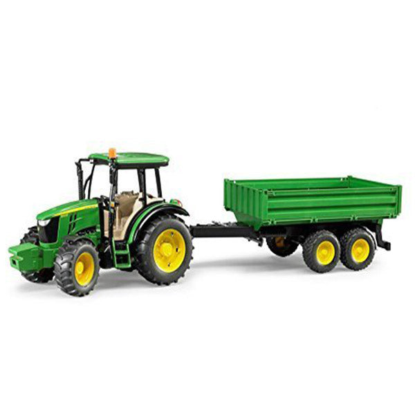 Bruder Traktor John Deere 5115M sa prikolicom (021085)