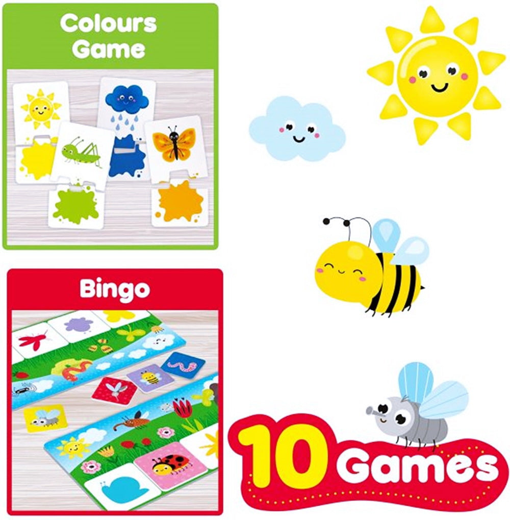 10 u 1 Edukativne Igre za Decu od 2+ Godina