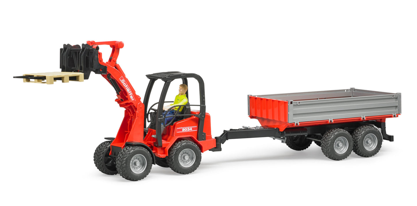 Bruder bager mini Schaffer sa paletarom - 021917