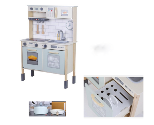 Drvena Nova kuhinja Monny sa 2 drvene posude ( 606243 )