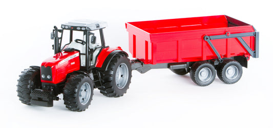 Bruder Traktor Ferguson 7480 sa prikolicom (020453)